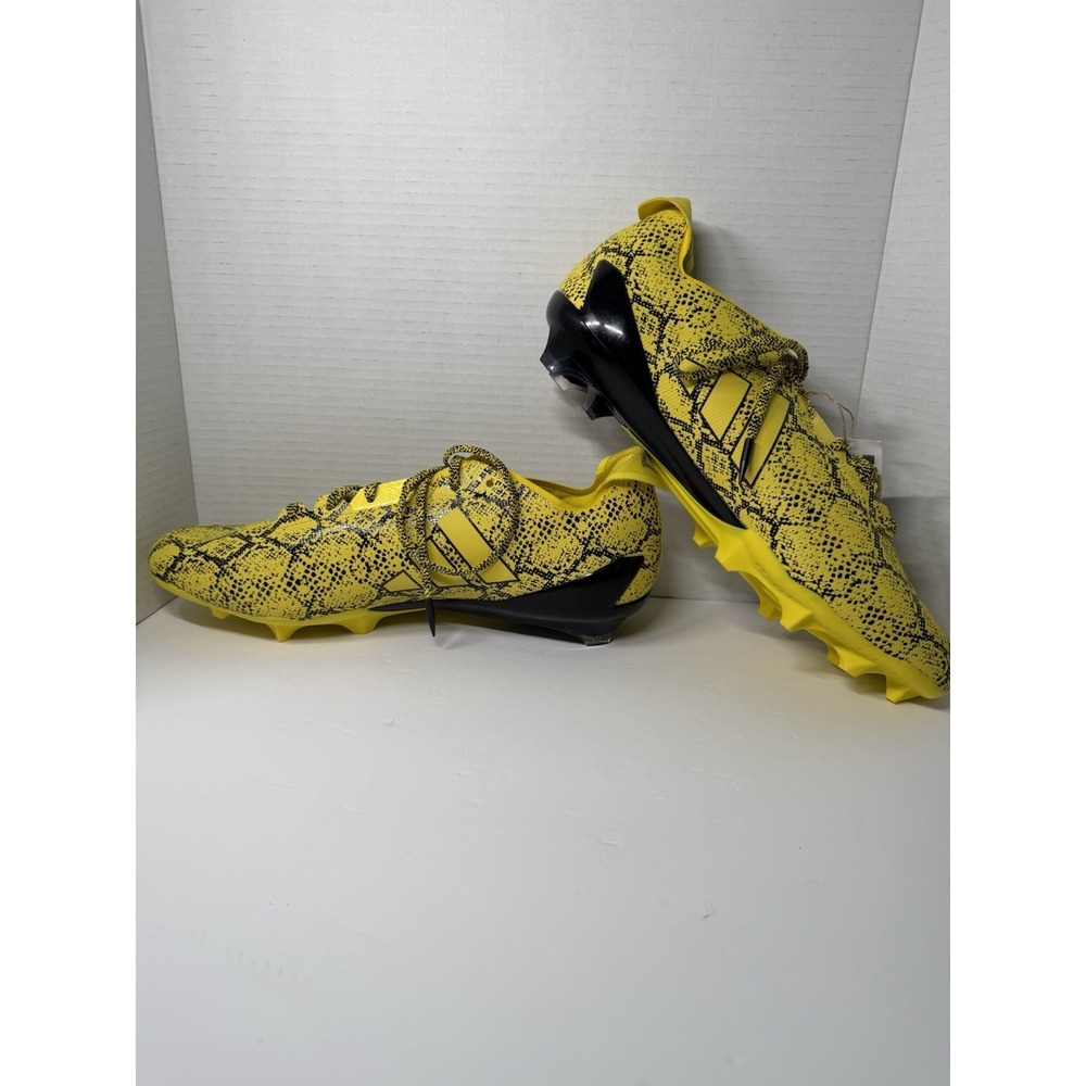 New adidas Mens 15 ADIZERO ELECTRIC II Exotic Speed Football Cleat Yellow IE3893 - Picture 4 of 16
